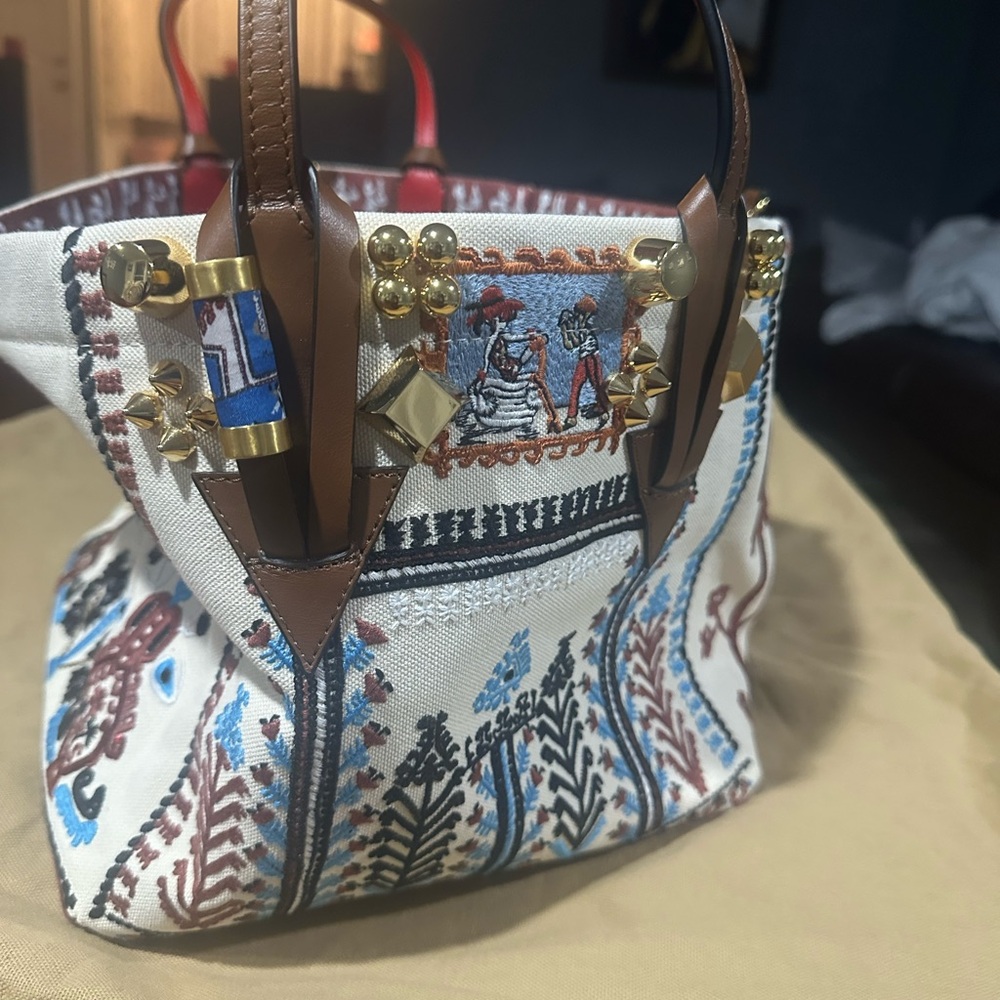 Christian Louboutin Embroidered Tote - Picture 6 of 8